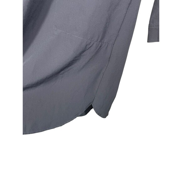 Prana Natassa Dress Women's Sz S Gray Charcoal Roll Tab Sleeve Shift‎ - Picture 5 of 12
